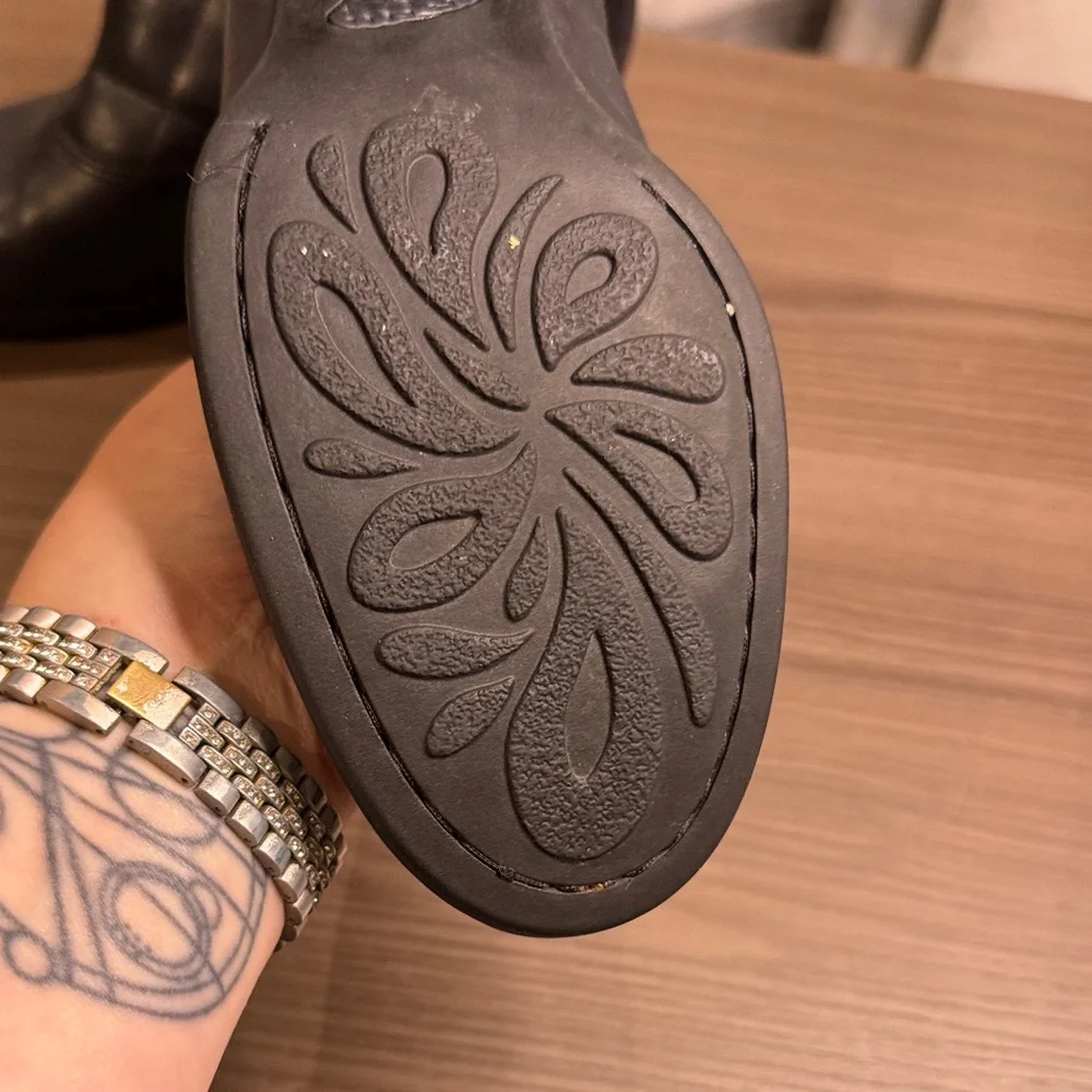 Born Black Quilted Ankle Boots